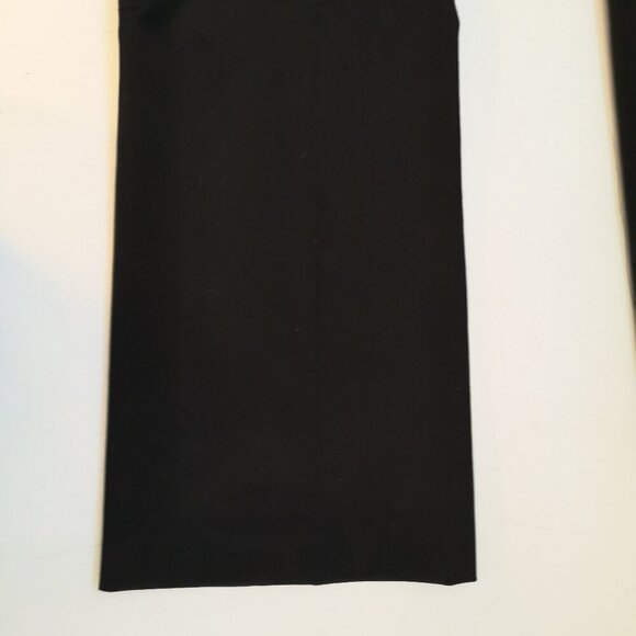 NWT Zara Women Size Medium Ladies Black Straight Leg Pants - Picture 7 of 14